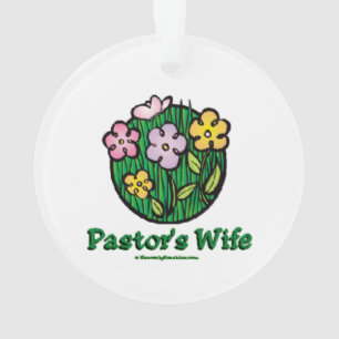 Pastors Wife - Blooms Ornament