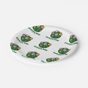 Pastors Wife - Blooms Paper Plates