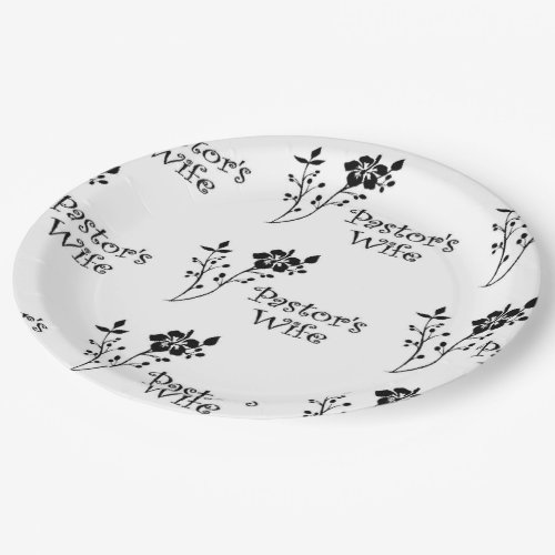 Pastors Wife Elegance Paper Plates