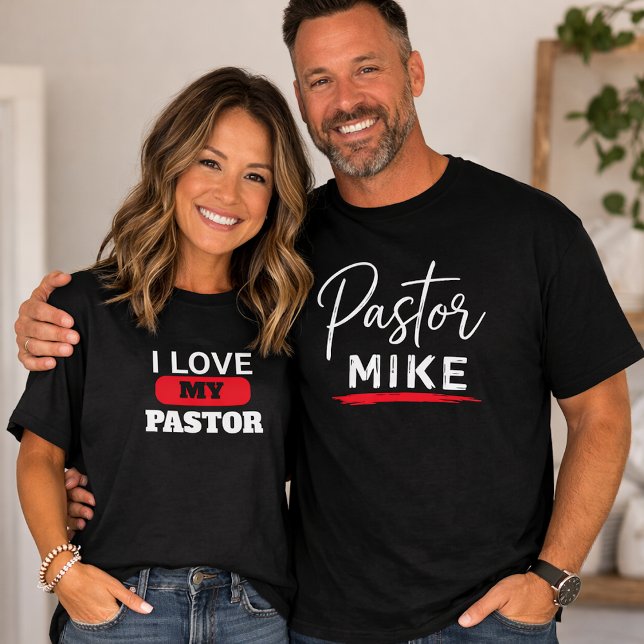 Pastor's Wife I love my Pastor Oversize Christian  T-Shirt (Creator Uploaded)