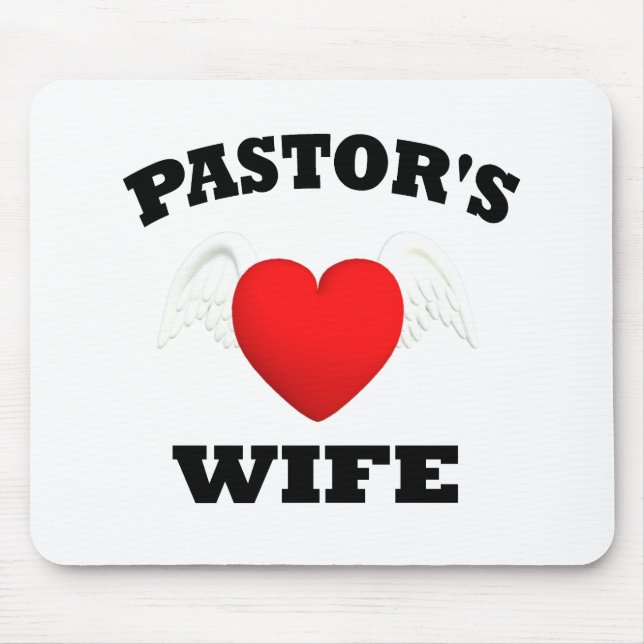 Pastor's Wife Mouse Pad (Front)