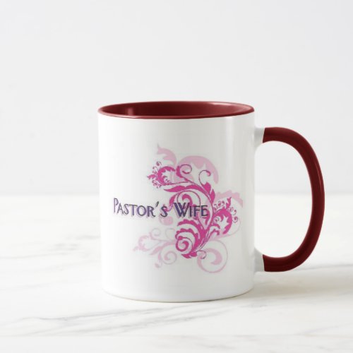 Pastors Wife Pink Mug