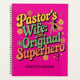 ✝️Pastor's Wife Planner Appreciation Day Superhero