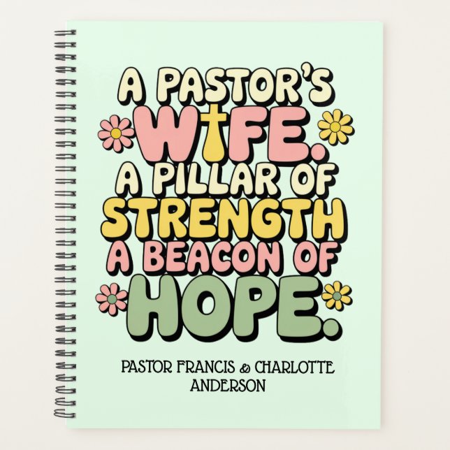 ✝️Pastor's Wife Planner Appreciation Gift Ideas (Front)
