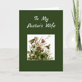 Pastor's Wife Vn Thank You Card by heavenly_sonshine at Zazzle