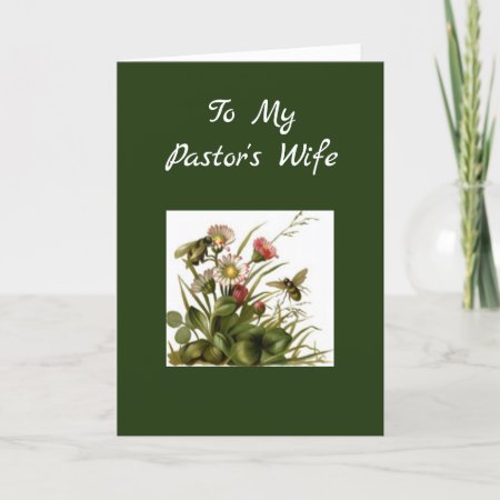 Pastor's Wife Vn Thank You Card
