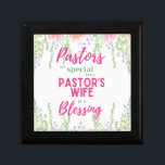 ✝️ Pastor's Wife Wives Appreciation Gift Thank You Box<br><div class="desc">✝️ Show your appreciation for Pastor's wives, and the Pastor's wife with this attractive Pastor wife, women in ministry gift which is perfect as an appreciation gift, thank you gift, for birthday, Christmas, retirement or on the day of the Pastor's ordination anniversary, newly ordained etc. Add personalized details as required....</div>