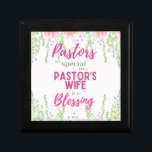 ✝️ Pastor's Wife Wives Appreciation Gift Thank You Gift Box<br><div class="desc">✝️ Show your appreciation for Pastor's wives, and the Pastor's wife with this attractive Pastor wife, women in ministry gift which is perfect as an appreciation gift, thank you gift, for birthday, Christmas, retirement or on the day of the Pastor's ordination anniversary, newly ordained etc. Add personalized details as required....</div>
