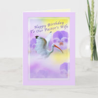 Pastor's Wife's Birthday Card