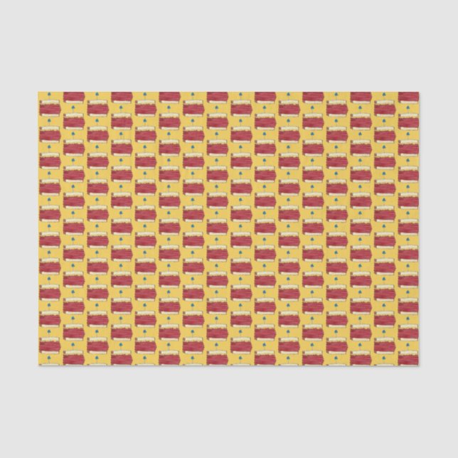 Pastrami on Rye NYC Kosher Jewish Deli Sandwich  Tissue Paper (Front)