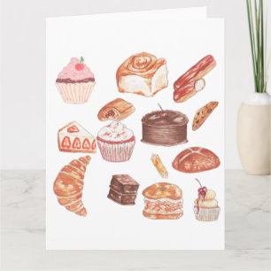 Pastries Blank Card