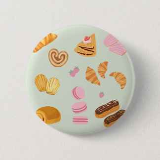 Pastries in Paris Button