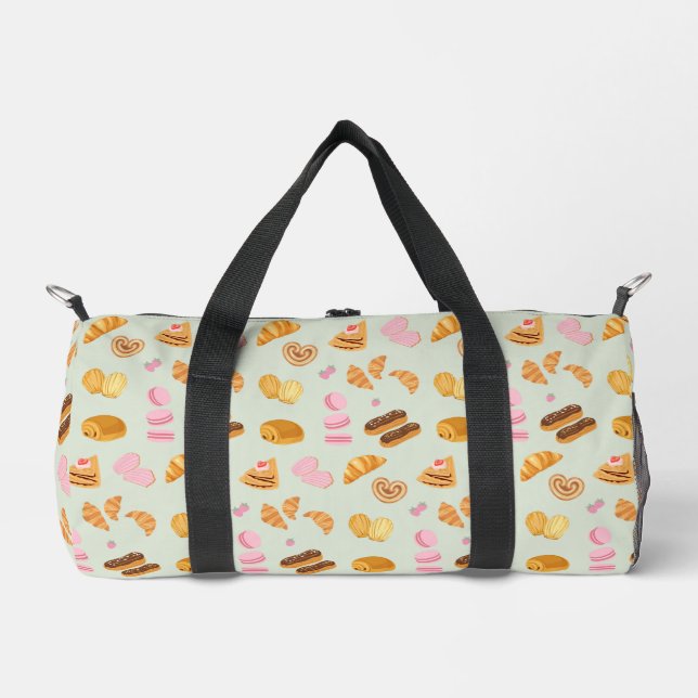 Pastries in Paris Duffle Bag (Front)