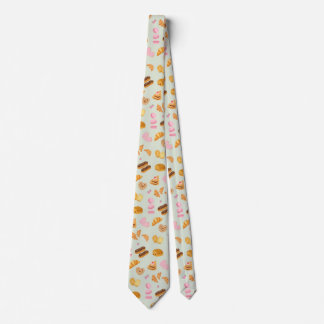 Pastries in Paris Neck Tie
