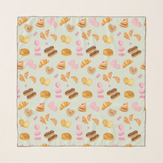 Pastries in Paris Scarf