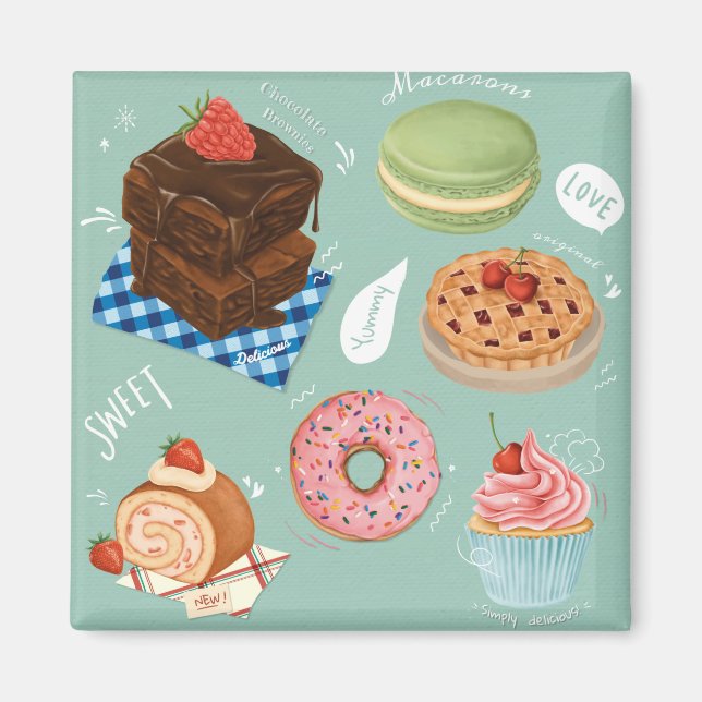 Pastries Magnet (Front)