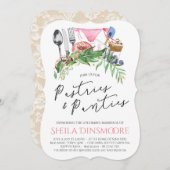 Pastries & Panties Lingerie Shower Invitation 5x7 (Front/Back)