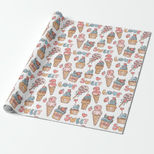 Pastries Wrapping Paper