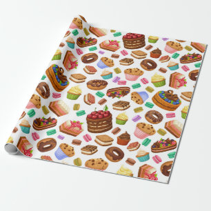 Pastries Wrapping Paper