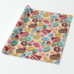 Pastries Wrapping Paper