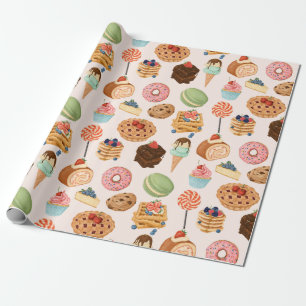 Pastries Wrapping Paper