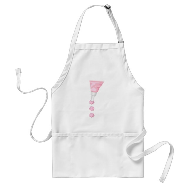 Pastry Chef Baker Cake Decorating Supplies Adult Apron (Front)