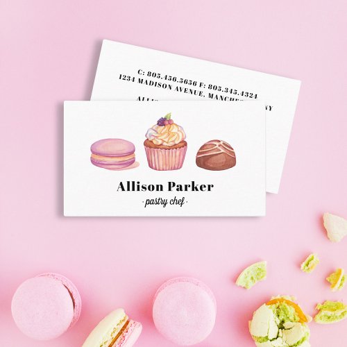 Pastry Chef Business Card