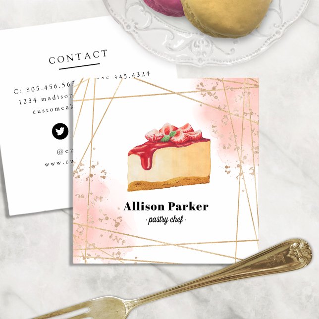 Pastry Chef Business Card (Creator Uploaded)