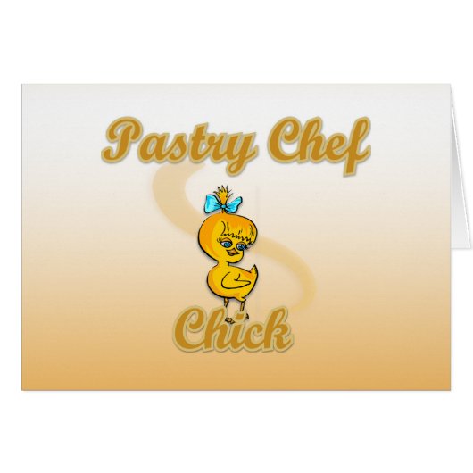 Pastry Chef Chick (Front Horizontal)