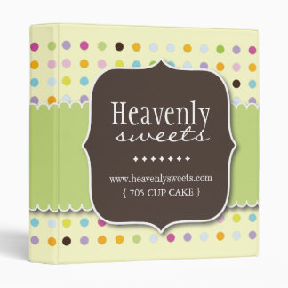 Pastry Chef | Cupcake Portfolio Binder