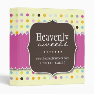 Pastry Chef | Cupcake Portfolio Binder