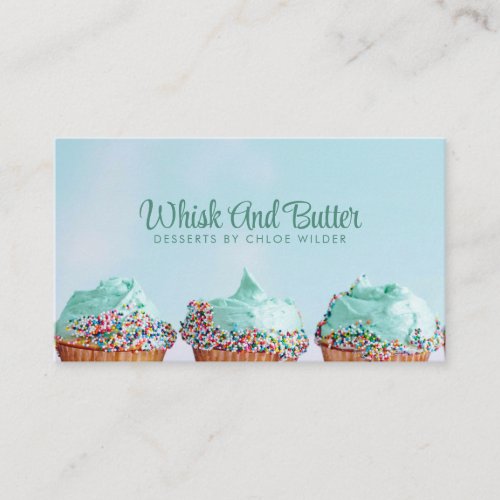 Pastry Chef Dessert Catering Business Card