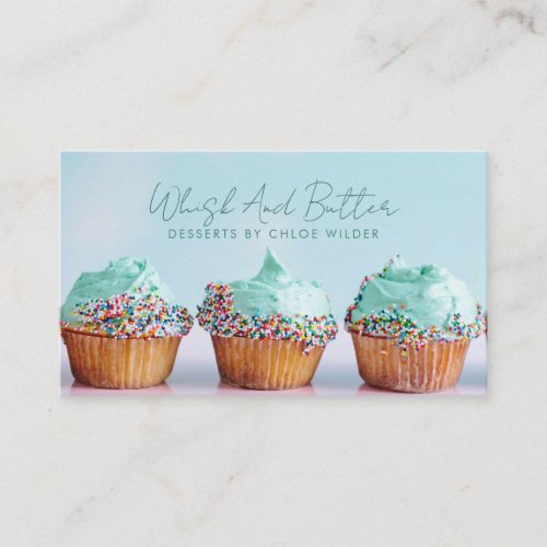 Pastry Chef Dessert Catering Business Card