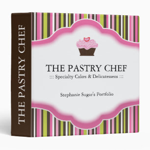 Pastry Chef Portfolio Binder