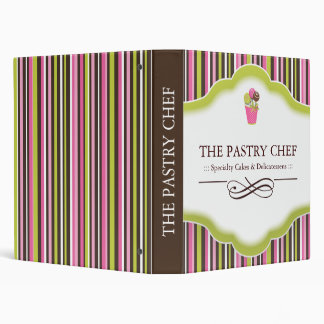 Pastry Chef Portfolio Binder