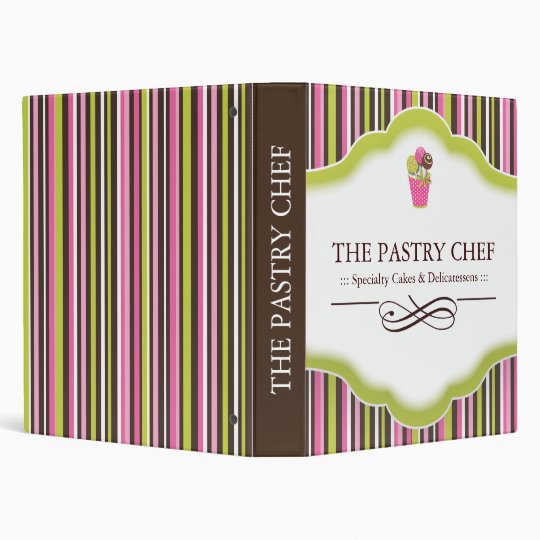 Pastry Chef Portfolio Binder