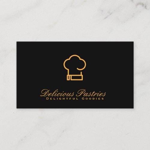 Pastry Chef  Shop Owner Business Card