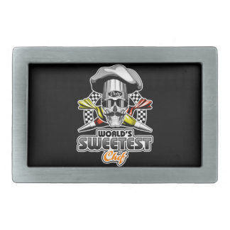 Pastry Chef: Sweetest Chef Rectangular Belt Buckle