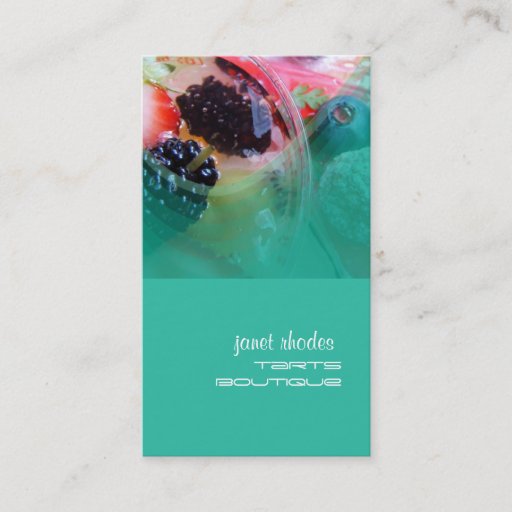 Customizable Pastry chefs business cards template