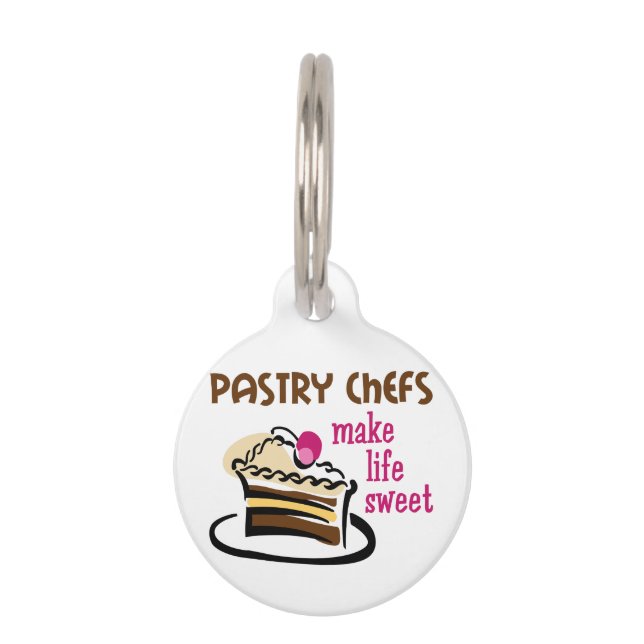 Pastry Chefs Pet ID Tag (Front)