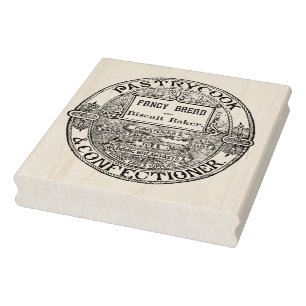 Pastry Cook Wood Art Stamp