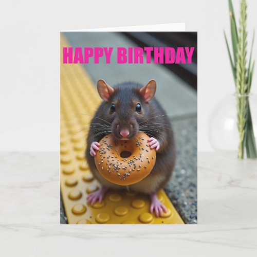 Pastry Critter Birthday Card