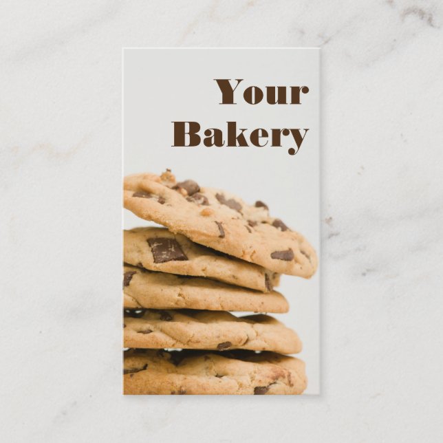 Pastry Dessert Baking Business Marketing Business Card (Front)