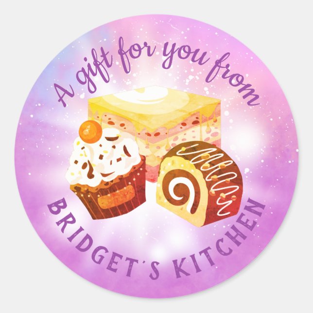 Pastry desserts bakery from the kitchen of sticker (Front)