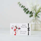 Pastry Diva Business Cards (Standing Front)