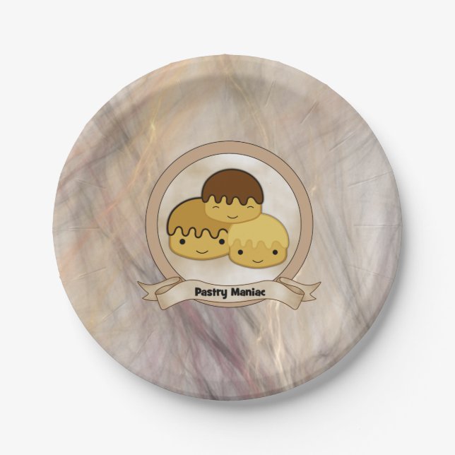 Pastry Maniac Paper Plates (Front)