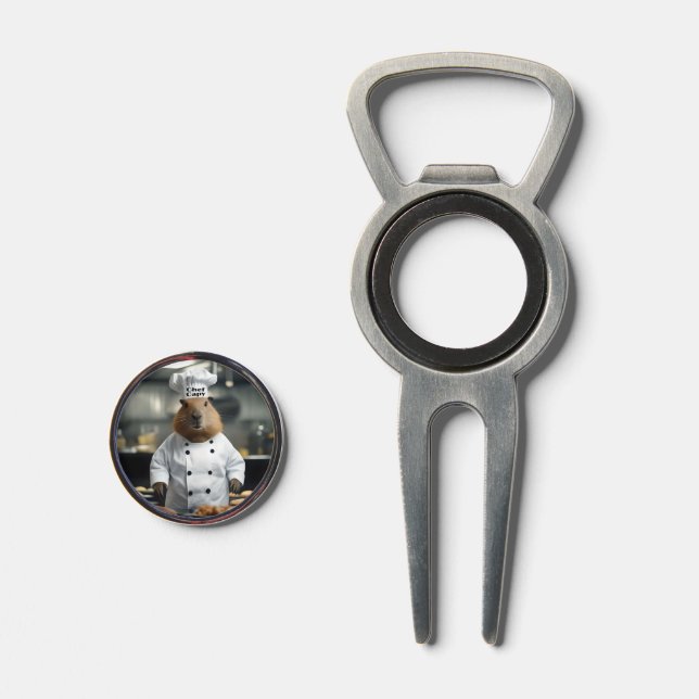 Pastry Prowess: The Culinary Capybara Divot Tool (Front (Open))