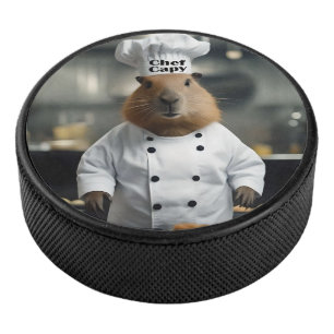 Pastry Prowess: The Culinary Capybara Hockey Puck