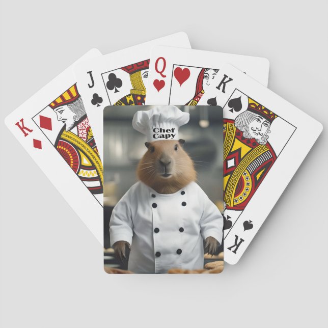 Pastry Prowess: The Culinary Capybara Poker Cards (Back)