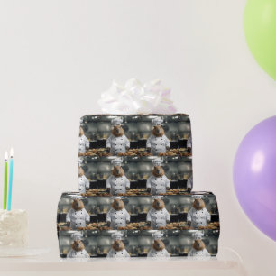 Pastry Prowess: The Culinary Capybara Wrapping Paper